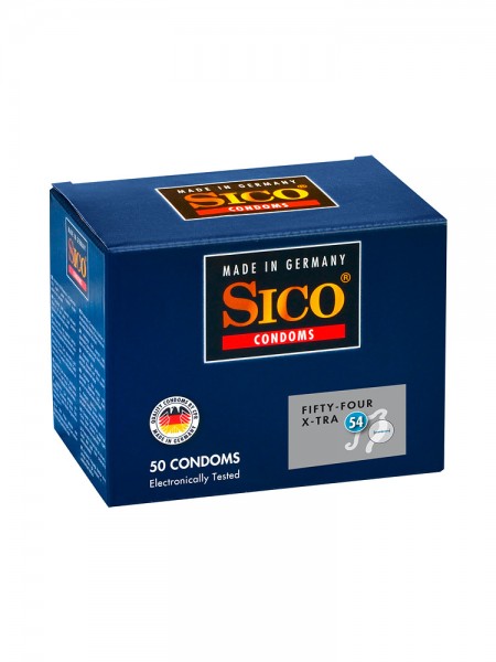 Sico X-tra 54mm: Kondome 50er Pack