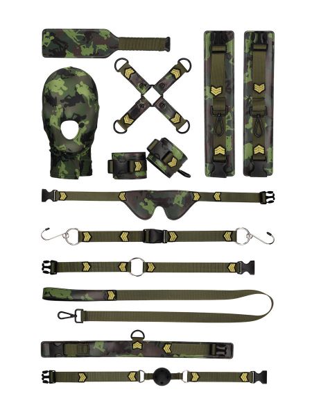 Army Bondage Kit: Fesselset in Tarnfarben