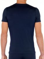 HOM Tencel Soft: V-Neck-Shirt, navy