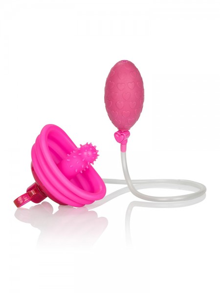 Venus Butterfly Pump: Vibrierender Klitoris-Sauger, pink