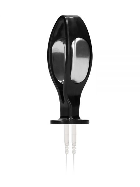 Electro Shock Hollow Butt Plug: Elektro-Analplug, schwarz