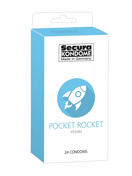 Secura Pocket Rocket: Kondome, 24er Pack