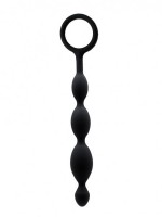 Silikon-Analkette (19cm), schwarz