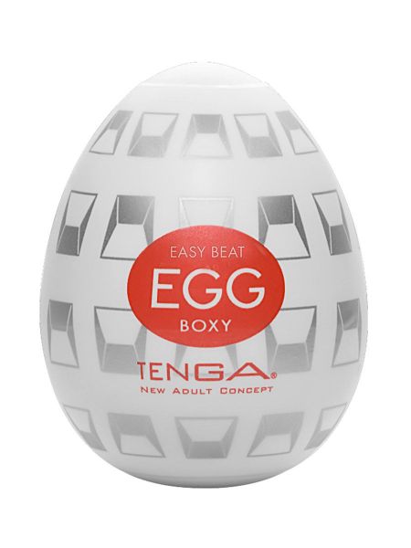 Tenga Egg Easy Beat Boxy: Einmal-Masturbator, weiß
