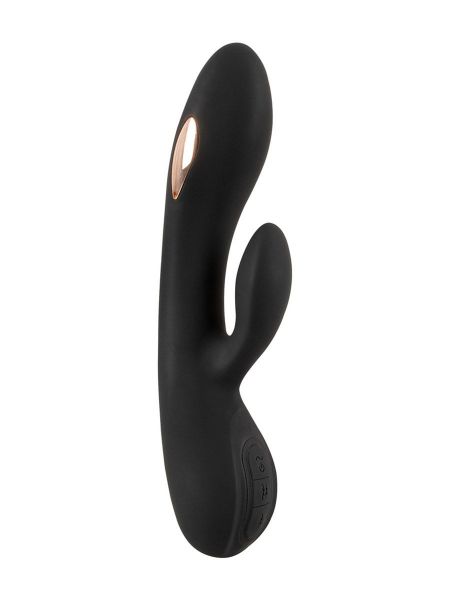 XOUXOU E-Stim: Bunny-Vibrator, schwarz