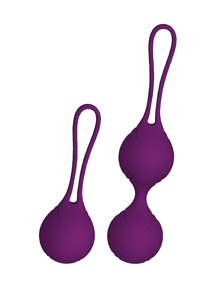 Hot Fantasy Blush Balls: 2-teiliges Liebeskugel-Set, purple