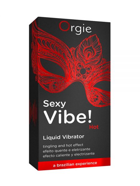 Orgie Sexy Vibe Hot: Klitoris-Stimulationsgel Erdbeer (15ml)