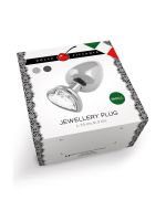 Dolce Piccante Jewellery Silver Heart Small: Edelstahl-Plug, silber