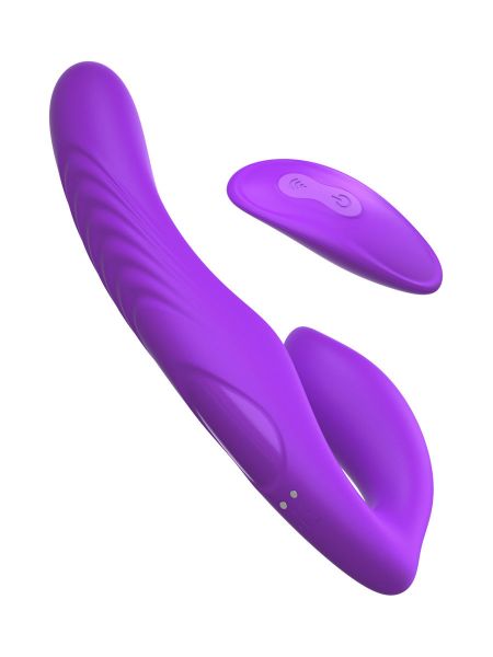 Her Ultimate Strapless Strap-on: Vibrator, lila