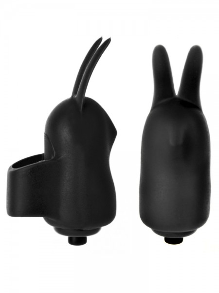Power Rabbit: Fingervibrator, schwarz