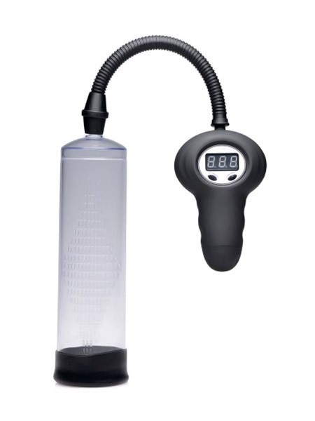 Digital Penis Pump: Penispumpe, transparent