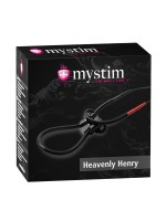 Mystim Heavenly Henry: Elektro-Penisschlaufe, schwarz (bipolar)
