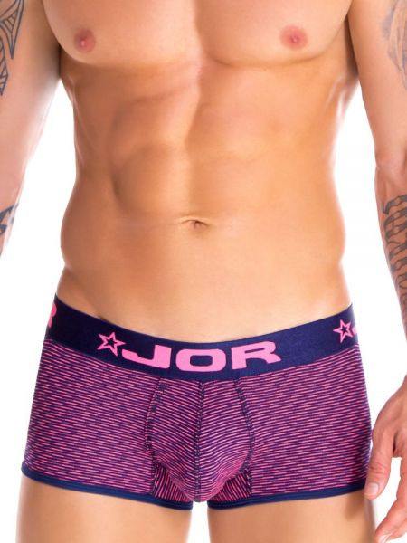JOR Neon: Boxerpant, blau/pink