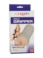 Ribbed Gripper Tight Pussy: Masturbator, grau/haut