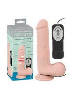 Medical Silicone Rotating Vibrator: Naturvibrator, hautfarben