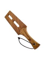 Black Label Wooden Slot Tawse: Holz-Paddle, braun