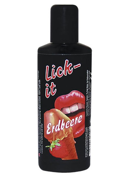 Gleitgel: Lick-it Erdbeere 100ml