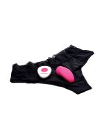 Frisky Playful Panties: Vibro-Slip, pink/schwarz