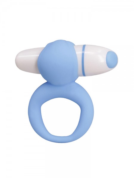 PlayCandi Ring Pop: Vibro-Penisring, hellblau