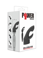 Power Wand Dual Stimulation: Vibratoraufsatz, schwarz