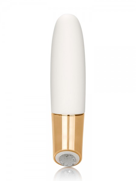 Jopen Callie Mini Wand: Minivibrator, weiß/gold