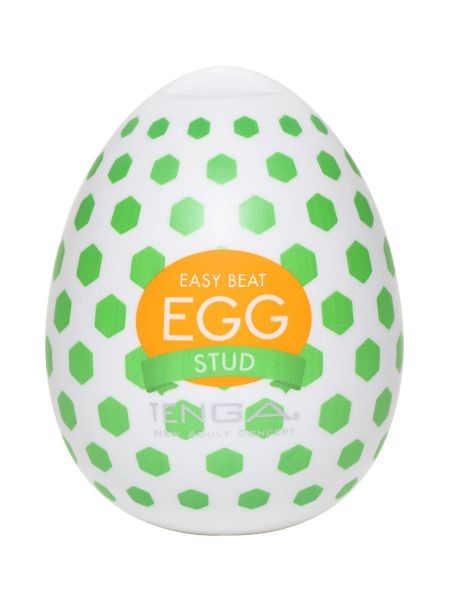 Tenga Egg Easy Beat Stud: Einmal-Masturbator, weiß