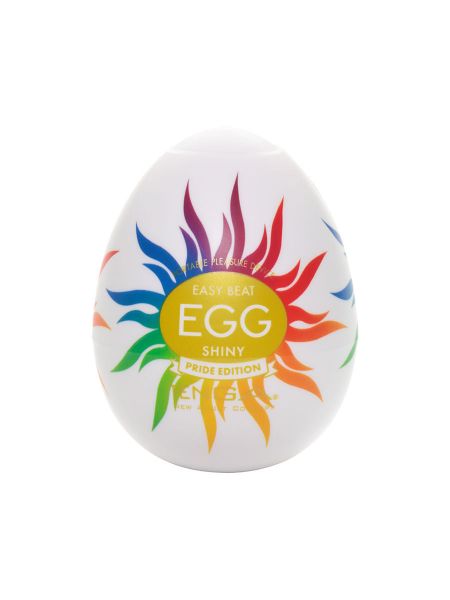 Tenga Egg Shiny Pride Edition: Masturbator, weiß