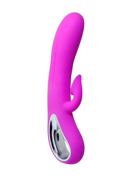 Pretty Love Romance Sucking: Bunny-Vibrator mit Saugfunktion, pink