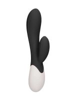 Heat Passion: G-Punkt-/Bunny-Vibrator mit Wärmefunktion, schwarz