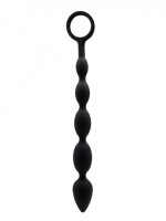 Silikon-Analkette (25cm), schwarz