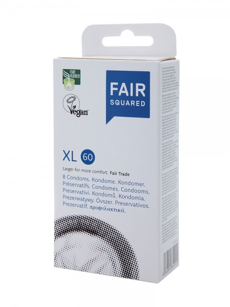 Fair Squared XL 60: Kondome, 8er Pack