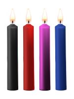 OUCH! Teasing Wax Candles: SM-Kerzen 4er Pack, bunt gemischt