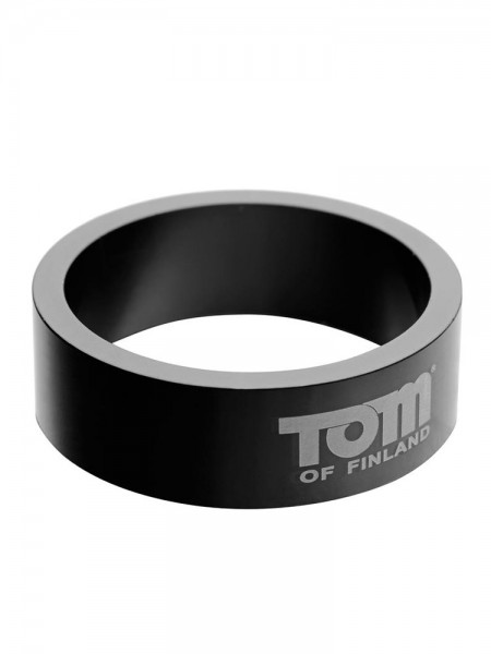 Tom of Finland Gun Metal Cock Ring (50 mm): Penis-/Hodenring, schwarz