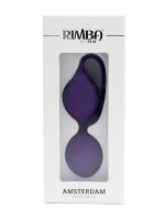 Amsterdam Kegel Ball Duo: Doppel-Liebeskugel (84 g), violett