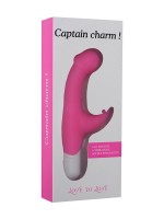 Love to Love Captain Charm: Bunny-/G-Punkt-Vibrator, pink/weiß
