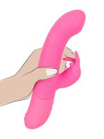 Sweet Smile Rechargeable G-Spot Vibe: G-Punkt/Bunny-Vibrator, pink