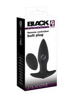 Black Velvets Remote controlled Butt Plug: Vibro-Analplug, schwarz