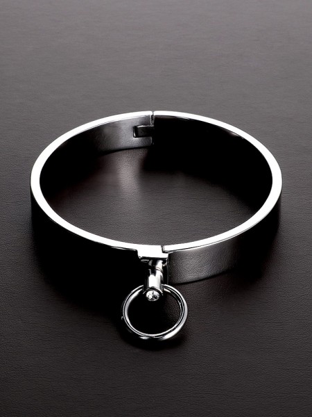 Triune Classy Slave Collar: Edelstahl-Halsfessel