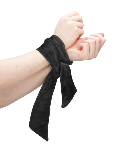 Ouch! Velvet Tie-Up: Samt-Fesselband, schwarz