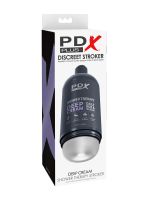PDX Plus Deep Cream: Masturbator, schwarz/transparent
