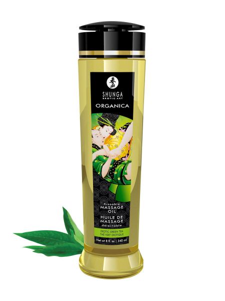 Shunga Organica Green Tea: Massageöl (240 ml)