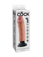 King Cock 8'' Vibrating Cock: Vibrator, haut
