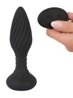 Anos Remote Controlled Butt Plug: Vibro-Analplug mit Fernbedienung, schwarz