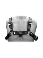 Ouch! Pain Leather Male Chest Harness: Herren-Brustharness, schwarz