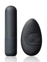 Inty Toys Pulse Vibrator: Minivibrator mit Fernbedienung, schwarz
