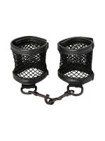 Sex & Mischief Fishnet Cuffs: Handfesseln, schwarz