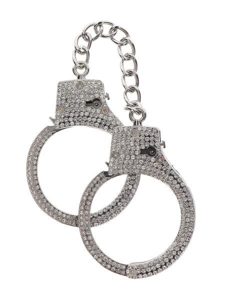 TABOOM Luxury Diamond Wrist Cuffs: Handschellen, silber