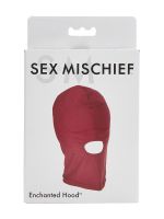 Sex & Mischief Enchanted Hood: Kopfmaske, weinrot