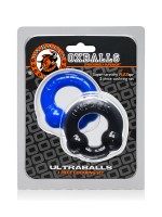 Ultraballs 2er Set Penisringe, schwarz/blau
