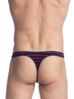 L'Homme Querelle de Brest: Bikini String, marineblau/rot